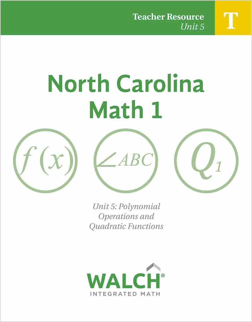 NC Math I BW Walch
