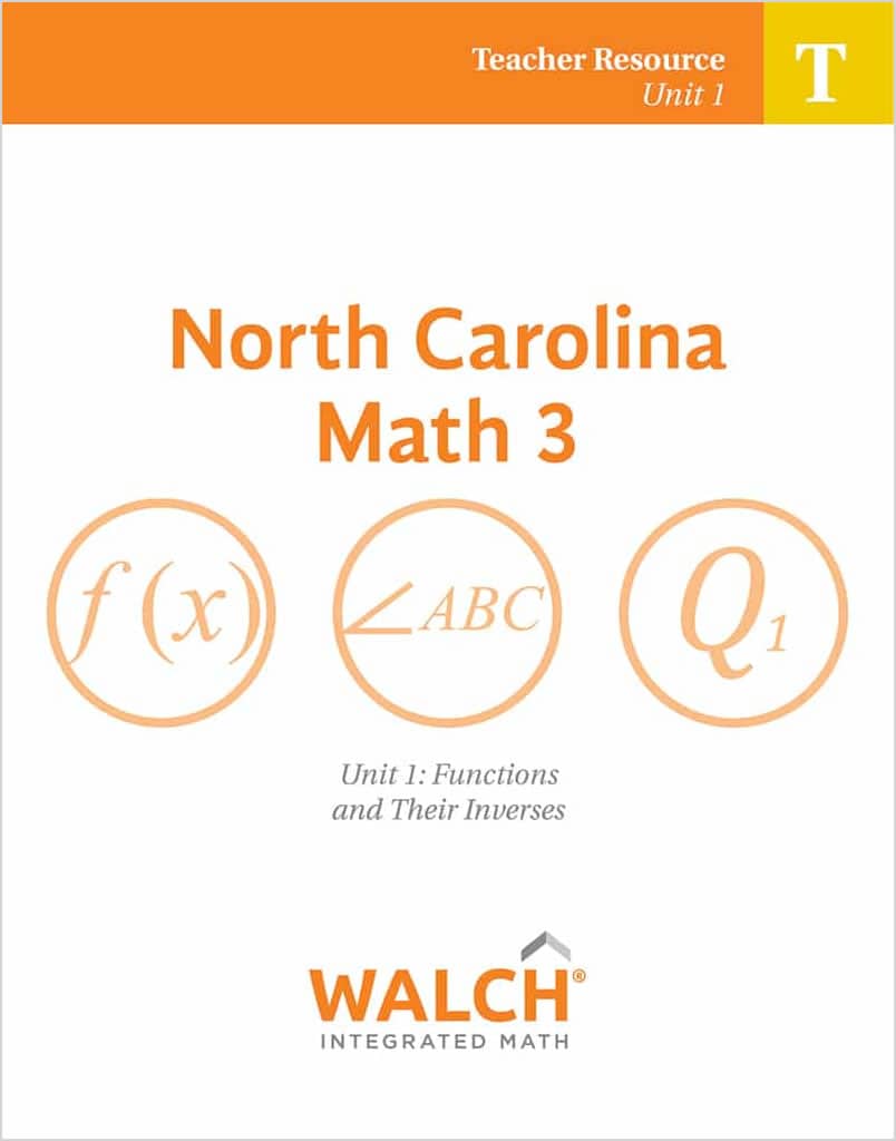 NC Math 3 Walch Education